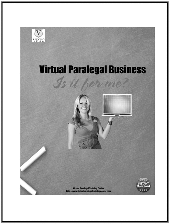 Product picture Is it for me? - Virtual Paralegal Business